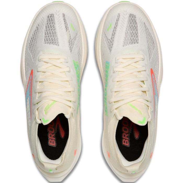 Brooks Hyperion Max 3 - Mens Running Shoes - Coconut/Green Gecko/Pink Clay