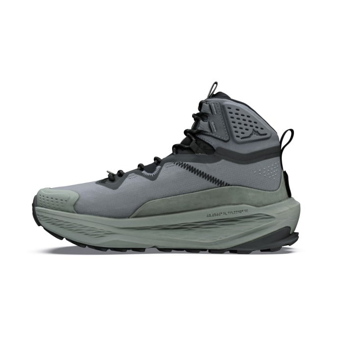 Altra Olympus 7 Mid GTX - Womens Hiking Shoes - Castlerock Black/Agave Green - image 3