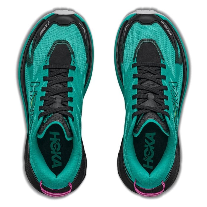 Hoka Mafate 5 - Womens Trail Running Shoes - Black/Electric Aqua - image 4
