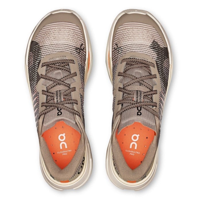 On Cloudultra Pro - Womens Trail Running Shoes - Cinder/Pearl