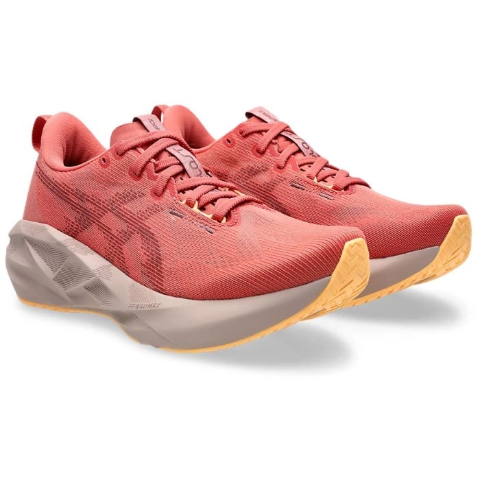 Asics NovaBlast 5 - Womens Running Shoes - Dark Pink Clay/Rubble Red