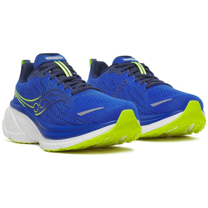 Saucony Hurricane 25 - Mens Running Shoes - Lapis/Citron