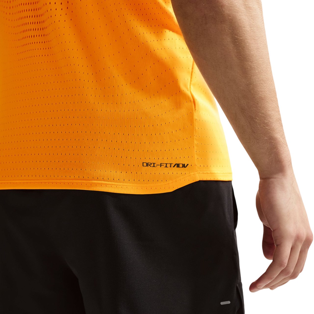 Nike Aeroswift Dri-Fit ADV Mens Running Singlet - Laser Orange/Black