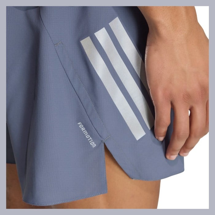 Adidas ADI365 Formotion Mens Running Shorts - Onix/Refsil - image 7