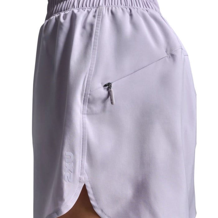 2XU Aero Hi-Rise 4 Inch Womens Shorts - Virtual Violet/Violet Reflective