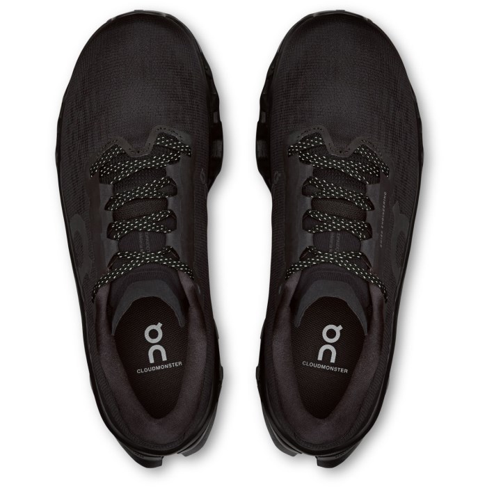 On Cloudmonster 3 - Womens Running Shoes - Black/Black