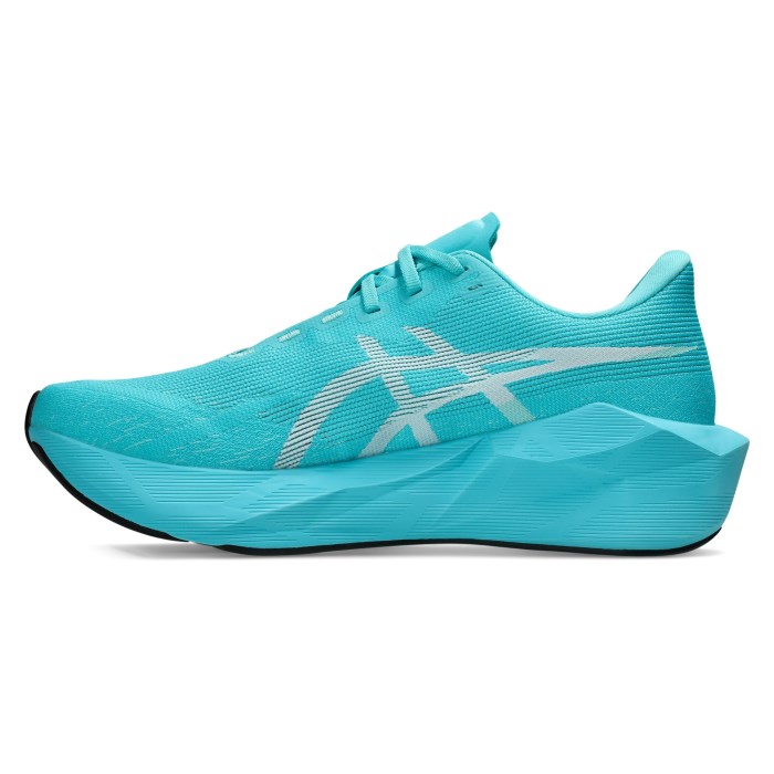 Asics Novablast 6 - Mens Running Shoes - Energy Aqua/White - image 3