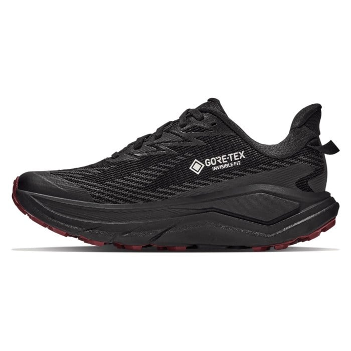 Hoka Challenger 8 GTX - Womens Trail Running Shoes - Black/Varsity Burgundy - image 3