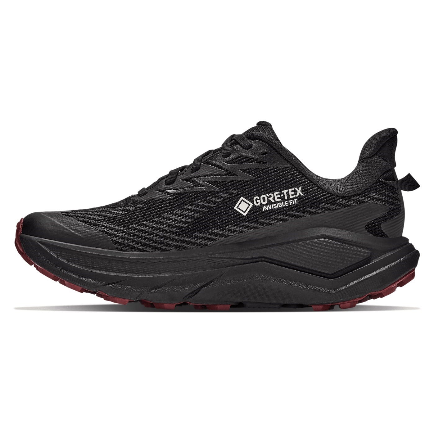 Hoka Challenger 8 GTX - Womens Trail Running Shoes - Black/Varsity Burgundy - image 3