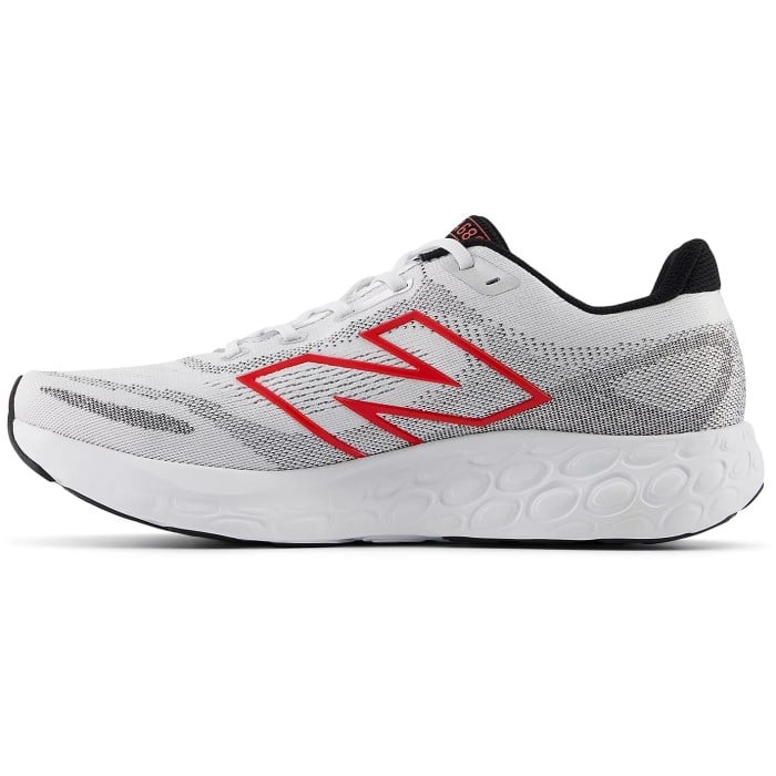 New Balance Fresh Foam 680v8 - Mens Running Shoes - White/Black/True Red