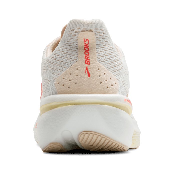 Brooks Hyperion 2 - Womens Running Shoes - White/Peach/Coral