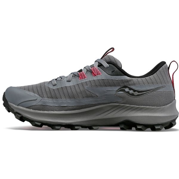 Saucony Peregrine 13 GTX - Womens Trail Running Shoes - Gravel/Black