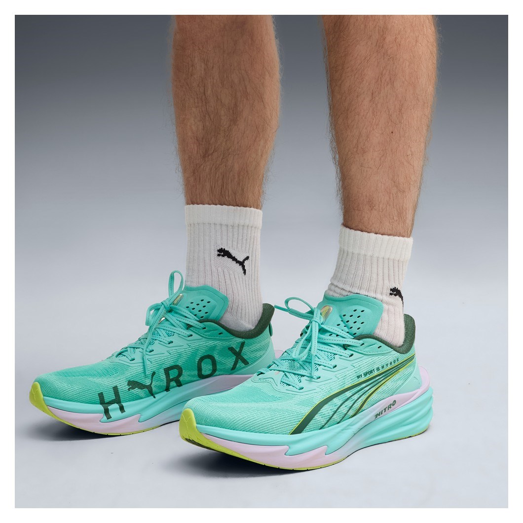 Puma Deviate Nitro 4 Hyrox - Mens Running Shoes - Intense Mint/Light Lavender - image 7
