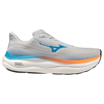 Mizuno Wave Sky 9 - Mens Running Shoes - Cloudscape/Blue Jewel/Lava Orange