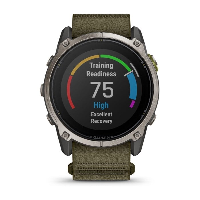 Garmin Enduro 4 Titanium GPS Smartwatch - Bare Titanium/Dark Olive - image 8