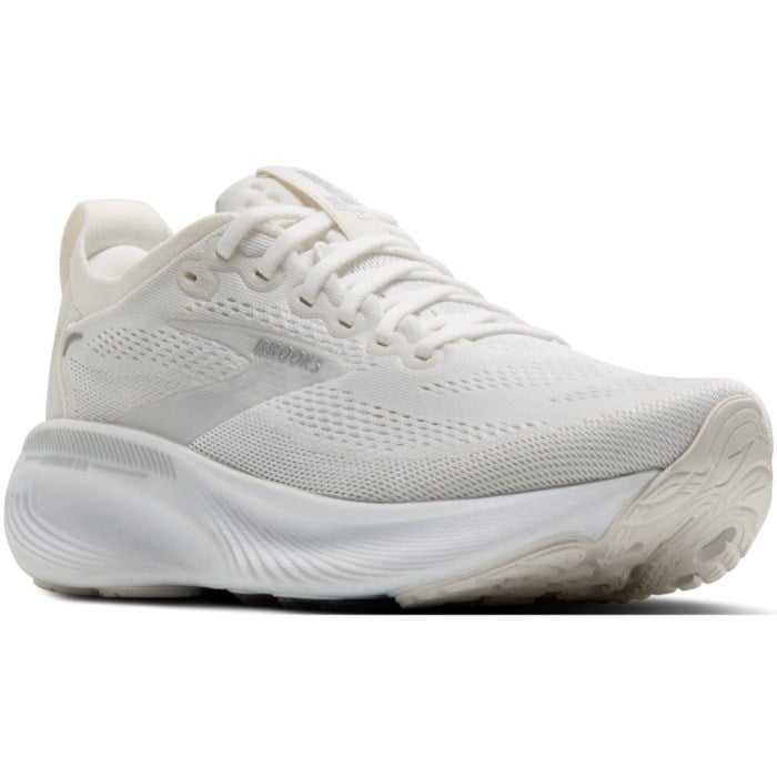 Brooks Adrenaline GTS 25 - Womens Running Shoes - White/White/Silver