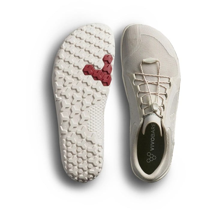 Vivobarefoot Primus Trail 3.5 FG - Womens Trail Running Shoes - Silver Birch