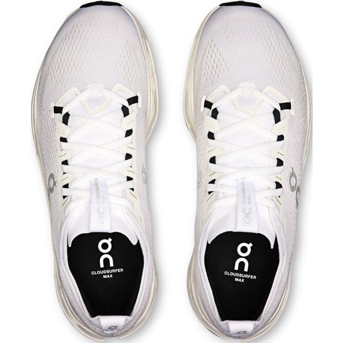 On Cloudsurfer Max - Mens Running Shoes - White/White