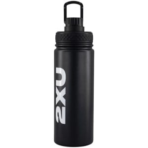 2XU Metal Water Bottle 550ml - Black/White