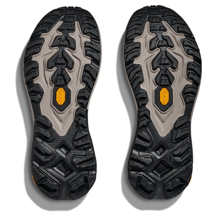 Hoka Mafate 5 - Mens Trail Running Shoes - Cement/Black
