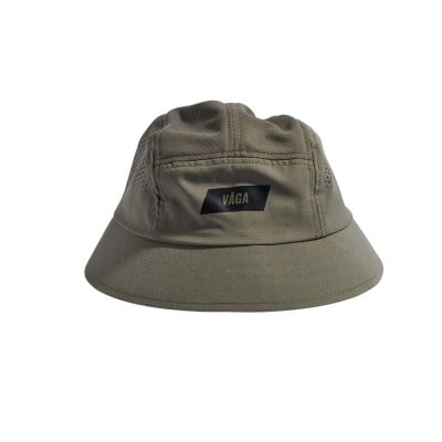 Vaga Feather Bucket Hat - Taupe