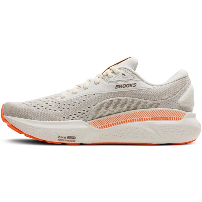 Brooks Adrenaline GTS 24 - Mens Running Shoes - Coconut/Portabella/Orange