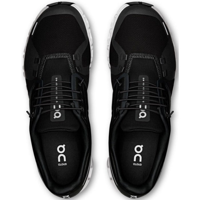 On Cloud 6 - Mens Running Shoes - Black/White