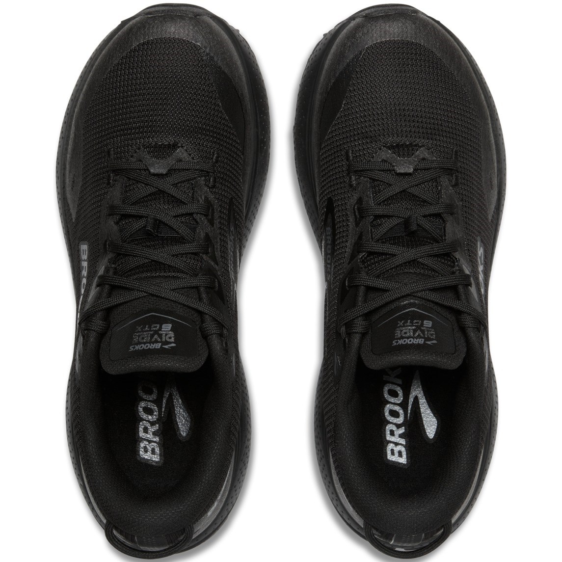 Brooks GTX Divide 6 - Mens Trail Running Shoes - Black/Black/Black