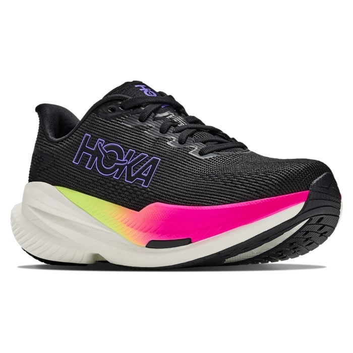 Hoka Mach X 3 - Womens Running Shoes - Black/Neon Nebula - image 2