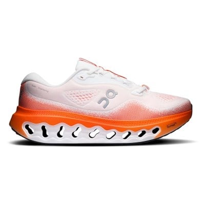 On Cloudsurfer 3 - Mens Running Shoes - White/Flame