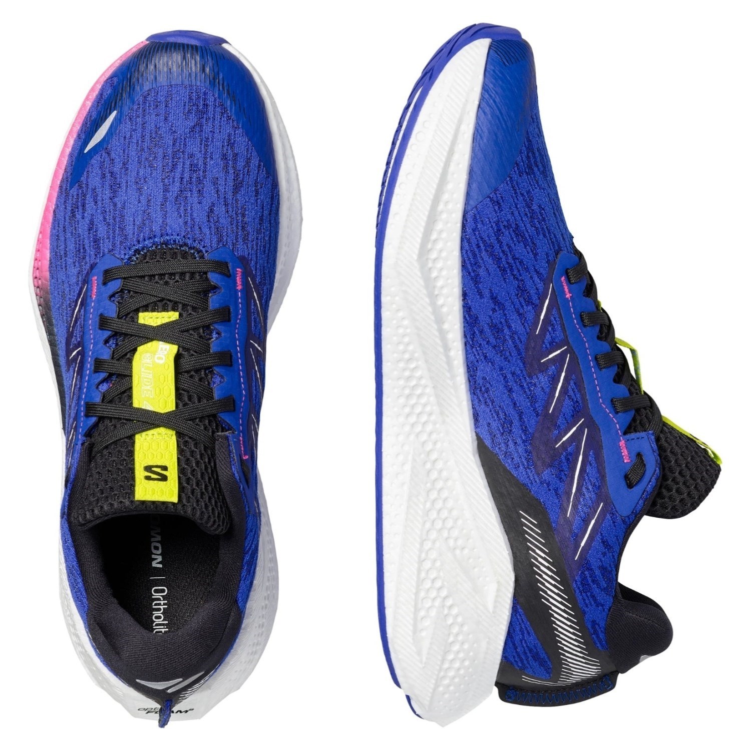 Salomon Aero Glide 4 - Mens Running Shoes - Bluing/White/Black