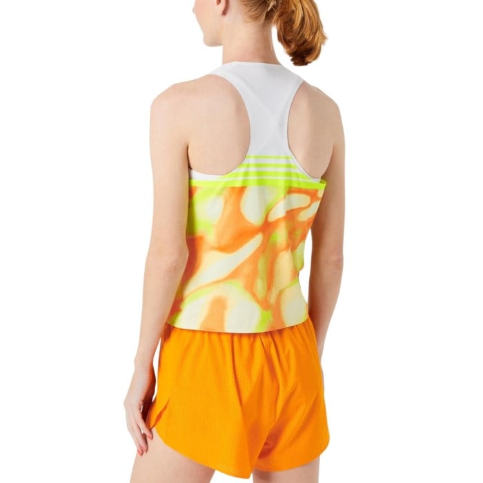 Saucony Elite Endorphin Womens Running Singlet - Peel/White