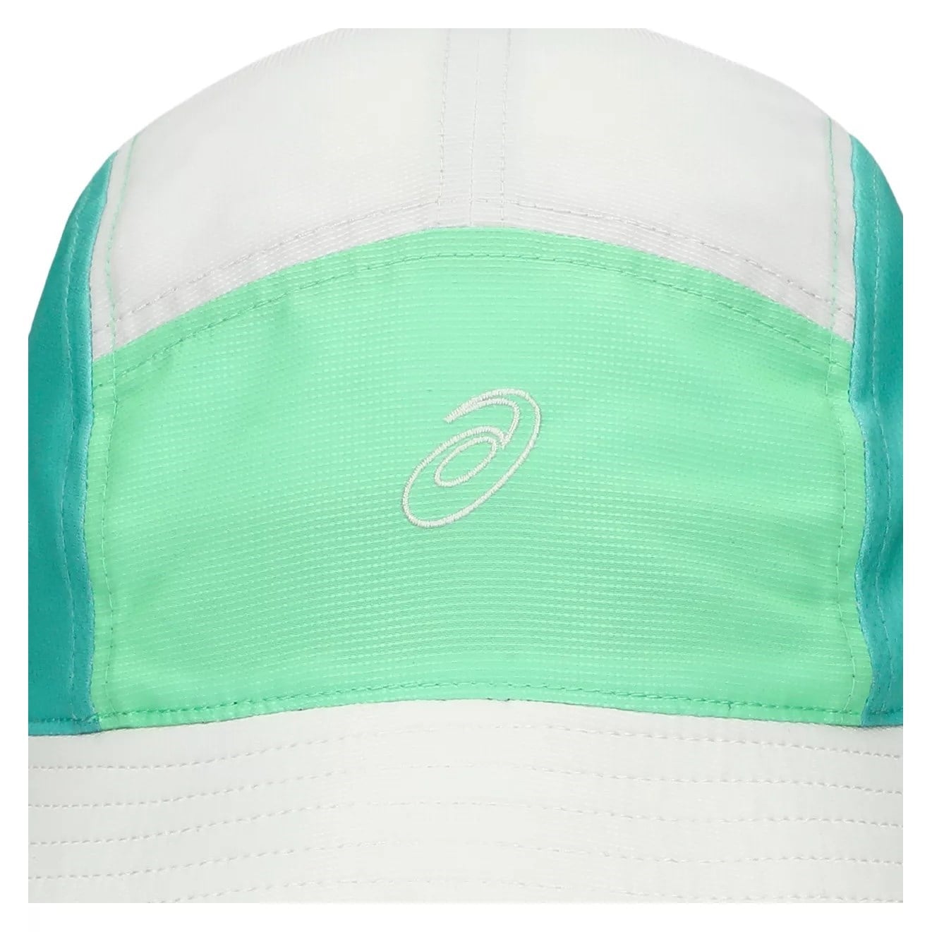 Asics Performance Running Unisex Bucket Hat - Cream/Vital Green