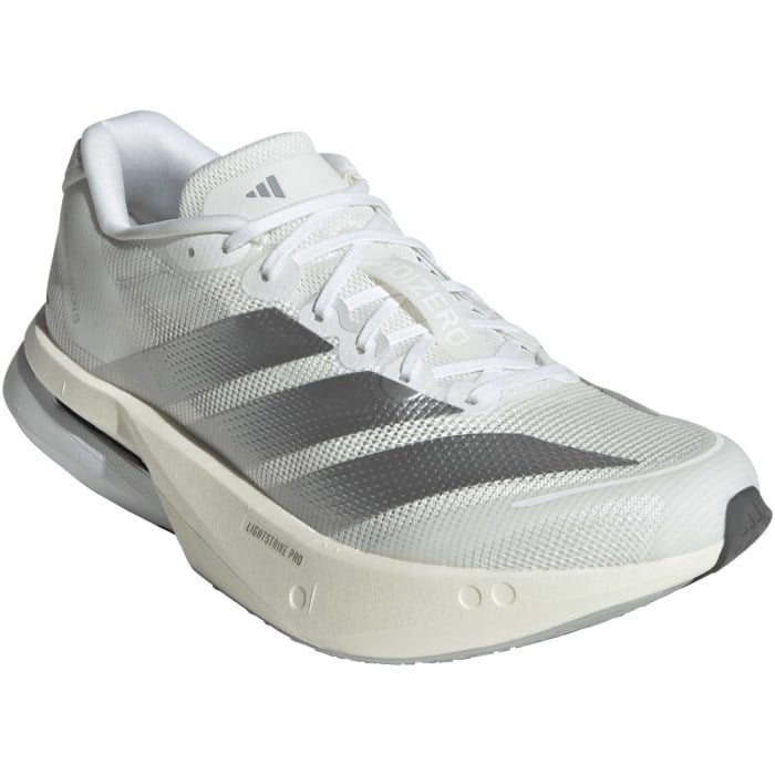 adidas Adizero Boston 13 - Womens Running Shoes - Cloud White/Matte Silver/Dash Grey