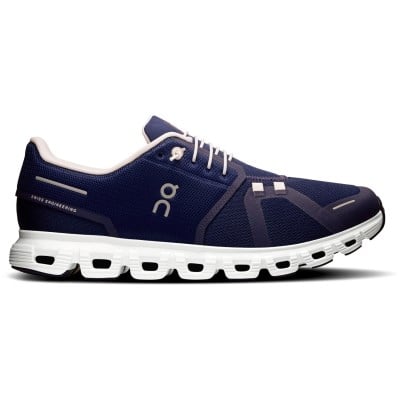 On Cloud 6 - Mens Running Shoes - Midnight/White