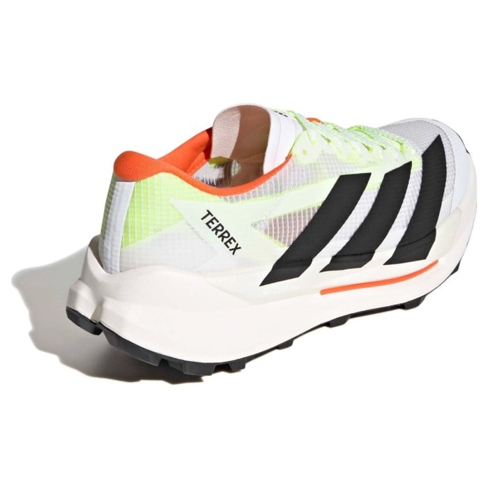 adidas Terrex Agravic TT - Mens Trail Running Shoes - Cloud White/Core Black/Impact Orange