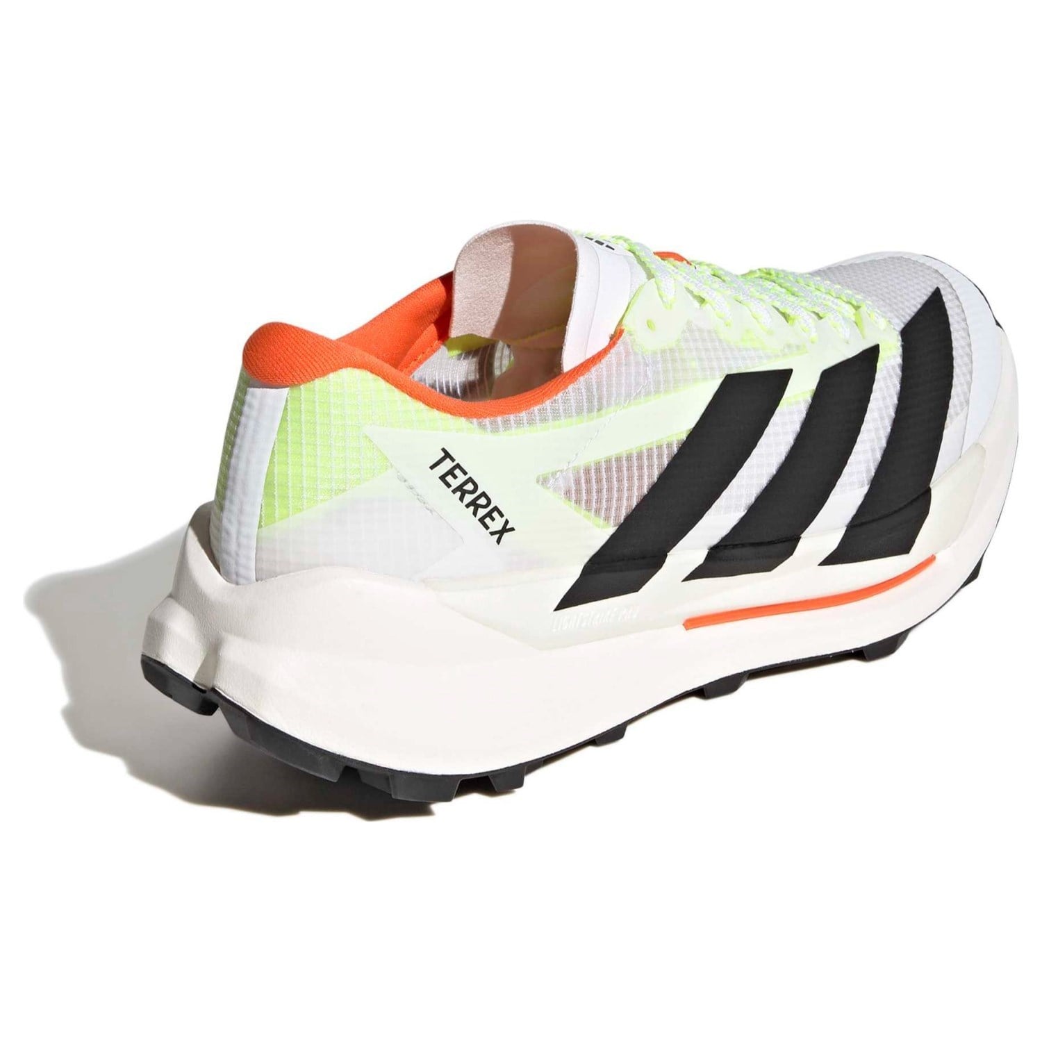 adidas Terrex Agravic TT - Mens Trail Running Shoes - Cloud White/Core Black/Impact Orange