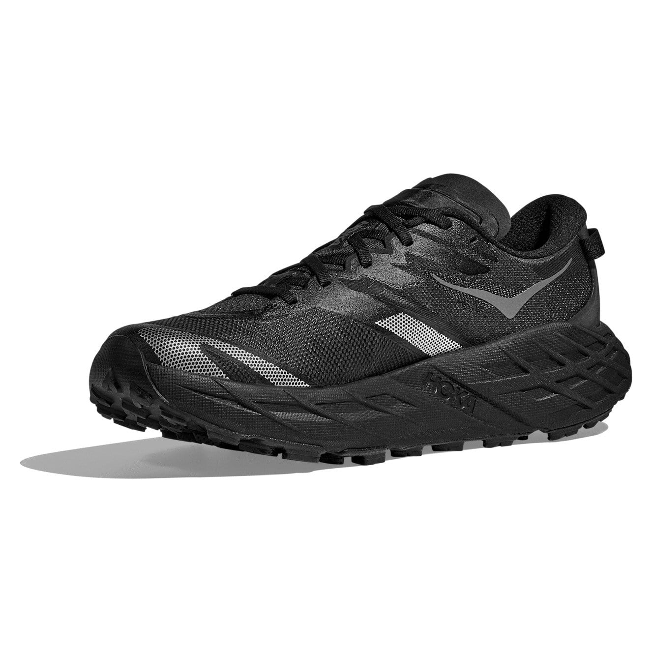 Hoka Speedgoat 7 - Mens Trail Running Shoes - Black/Outer Orbit