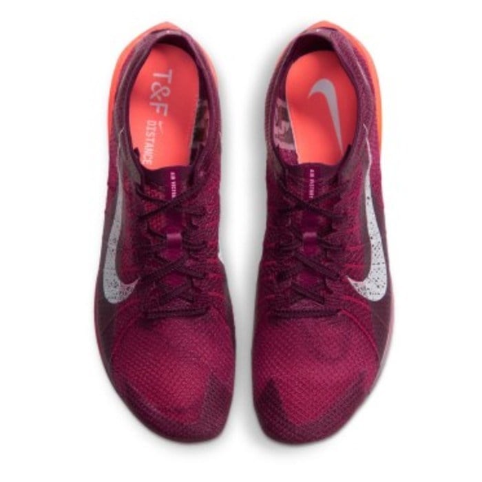 Nike Victory 2 - Unisex Mid Distance Track Spikes - Bordeaux/White/Bright Crimson - image 4