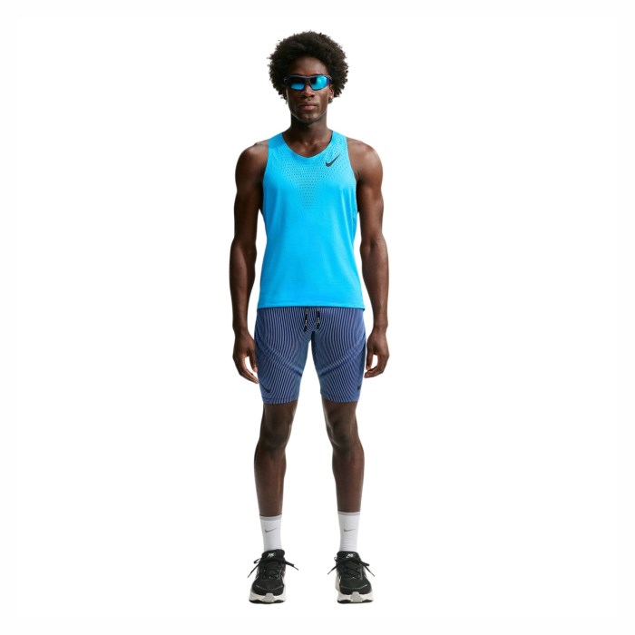 Nike Aeroswift Dri-Fit ADV Mens Running Singlet - Blue/Black - image 3