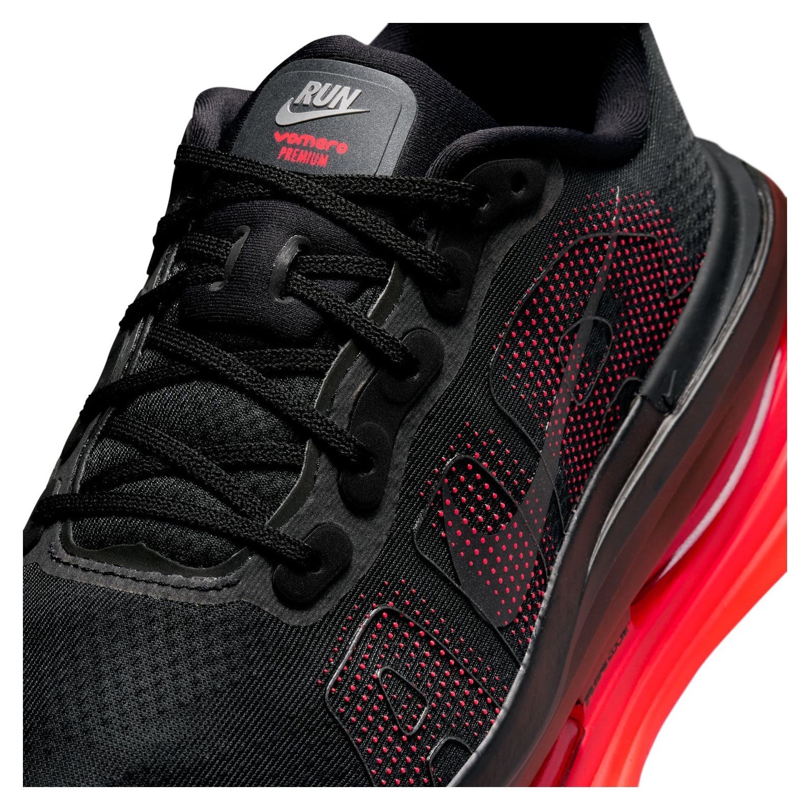 Nike Vomero Premium - Mens Running Shoes - Black/Bright Crimson - image 8