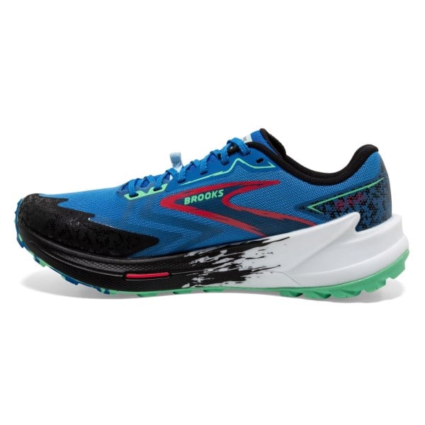 Brooks Catamount 3 - Mens Trail Running Shoes - Victoria Blue/Spring Bud