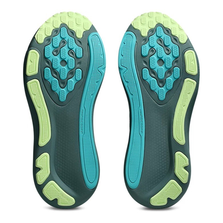 Asics Gel Kayano 33 - Mens Running Shoes - Foggy Teal/Illuminate Yellow - image 4