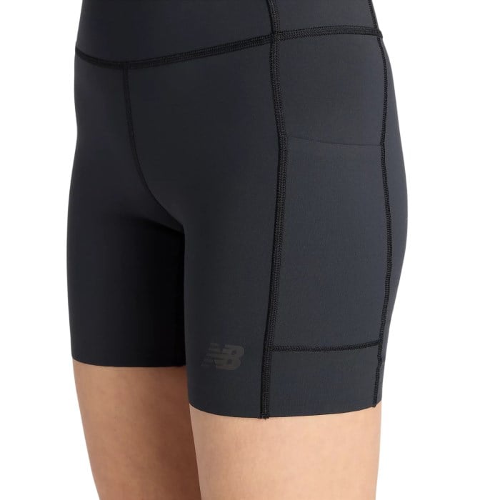 New Balance RC Elite Storage 6 Inch Womens Short Tights - Black - image 3