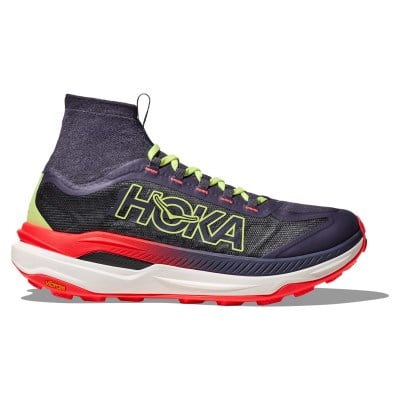 Hoka Tecton X 3 - Mens Trail Running Shoes - Squid Ink/Neon Flame