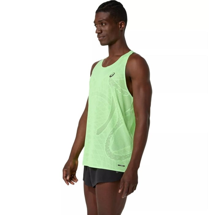 Asics MetaRun Mens Singlet - Illuminate Green