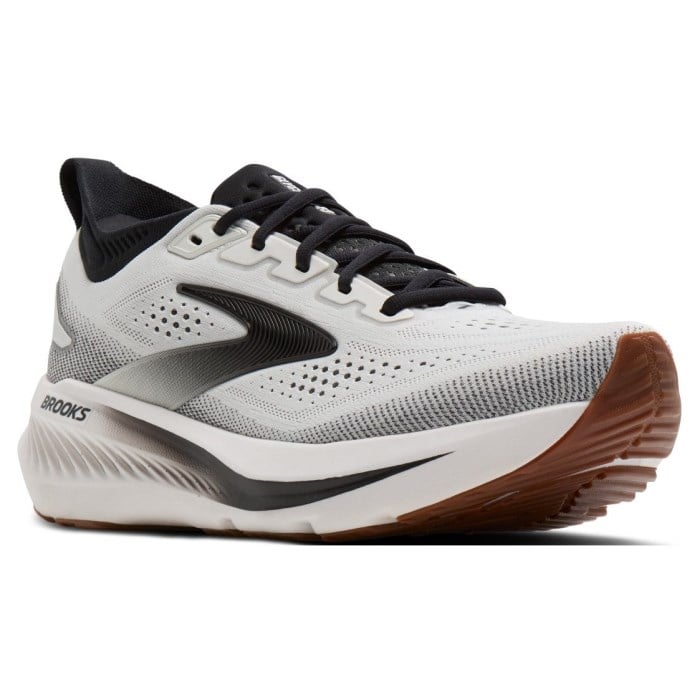 Brooks Glycerin 23 - Mens Running Shoes - White/Black/Gum