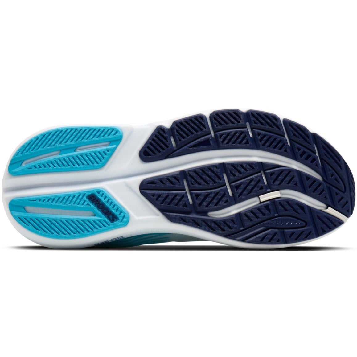 Brooks Ghost Max 3 - Mens Running Shoes - Bright White/Blue/Teal
