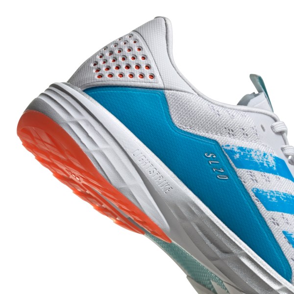 Adidas SL20 Primeblue - Mens Running Shoes - Dash Grey/Sharp Blue/True Orange