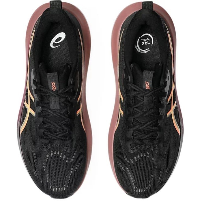 Asics GT-1000 14 - Womens Running Shoes - Black/Vivid Coral